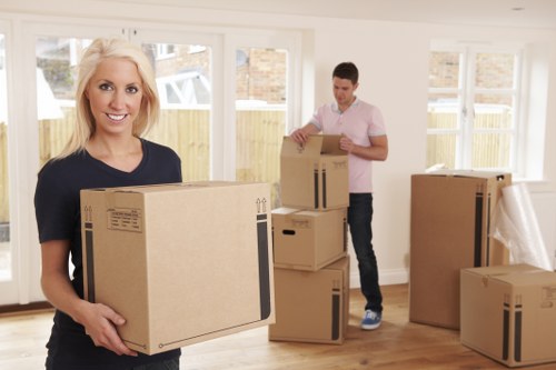 Professional packing services for office move