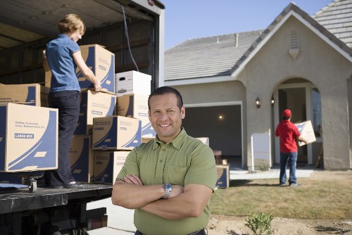 Manandvan team preparing office items for removal